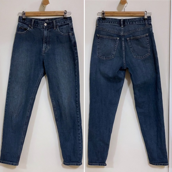 GAP 1969 Mom Jean in Dark Indigo Sz 25R - Picture 2 of 15